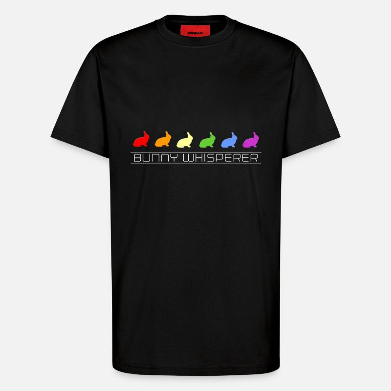Hasenflüsterer - T-Shirt - made by SPREAD - SOLID BLACK