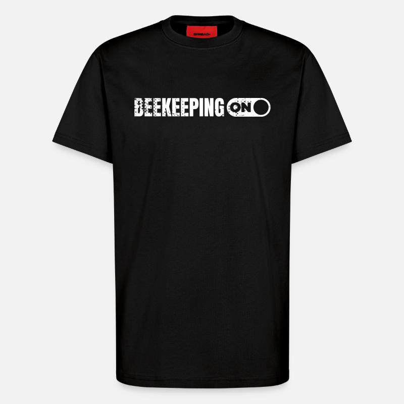 Imker sein - T-Shirt - made by SPREAD - SOLID BLACK