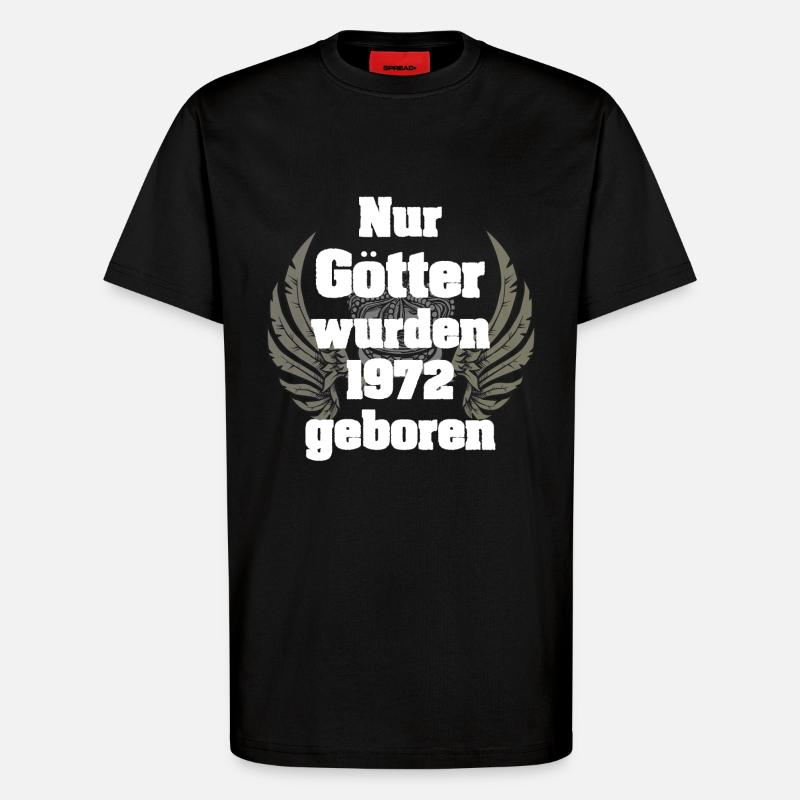 1972 - T-Shirt - made by SPREAD - SOLID BLACK