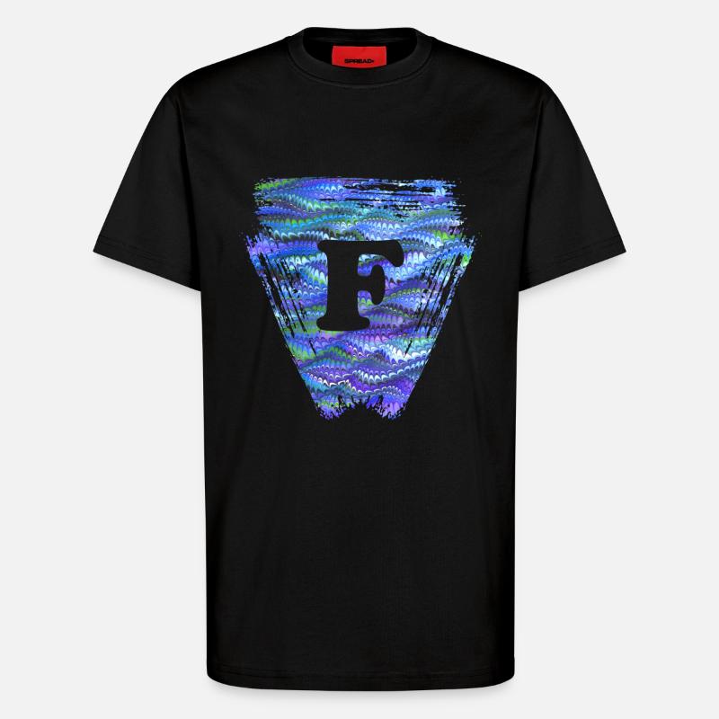 Triangle E 103 F - T-shirt bio décontracté fabriqué en UE - SOLID BLACK