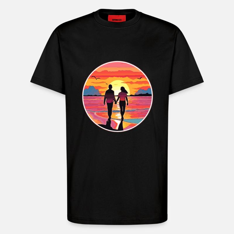 Ozean Der Liebe - T-Shirt - made by SPREAD - SOLID BLACK