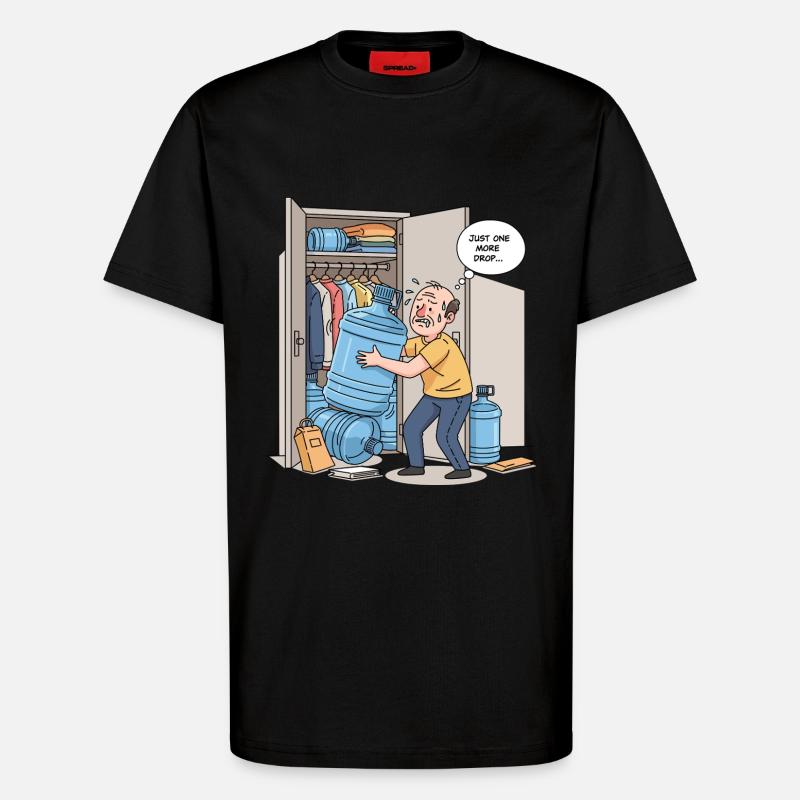 Nur ein weiterer Tropfen... - T-Shirt - made by SPREAD - SOLID BLACK