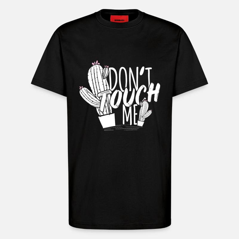 Fass mich nicht an - T-Shirt - made by SPREAD - SOLID BLACK