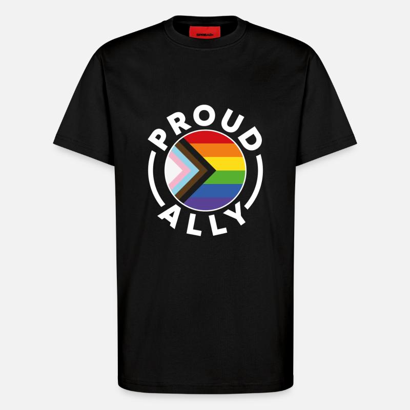 Stolzer Verbündeter - T-Shirt - made by SPREAD - SOLID BLACK