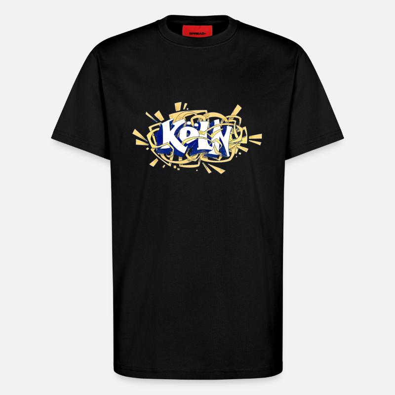 Köln - T-Shirt - made by SPREAD - SOLID BLACK