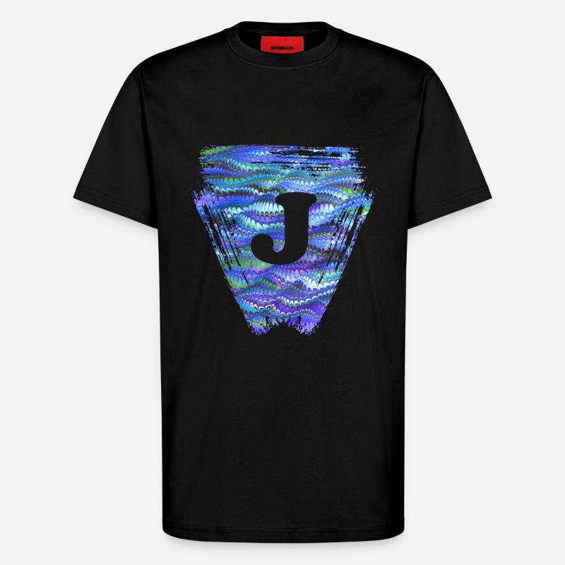 Dreieck E 103 J - T-shirt bio décontracté fabriqué en UE - SOLID BLACK