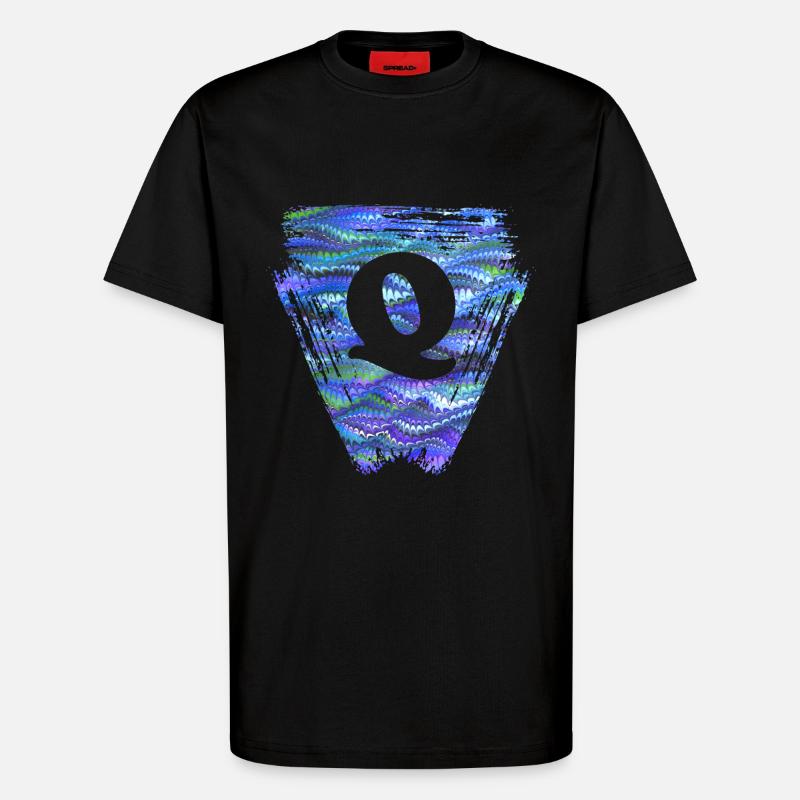 Triangle E 103 Q - T-shirt bio décontracté fabriqué en UE - SOLID BLACK