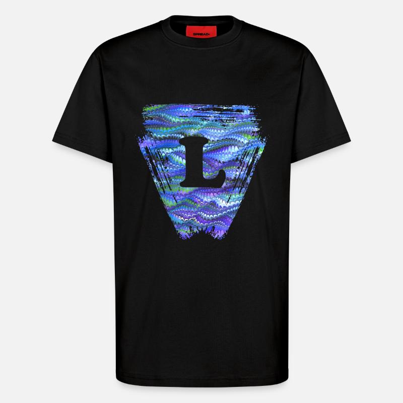 Dreieck E 103 L - T-shirt bio décontracté fabriqué en UE - SOLID BLACK