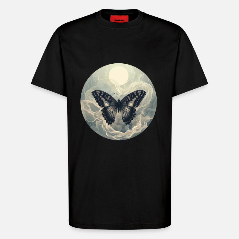 Schmetterling - T-Shirt - made by SPREAD - SOLID BLACK