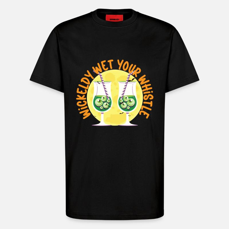Feuchte deine Pfeife an - T-Shirt - made by SPREAD - SOLID BLACK