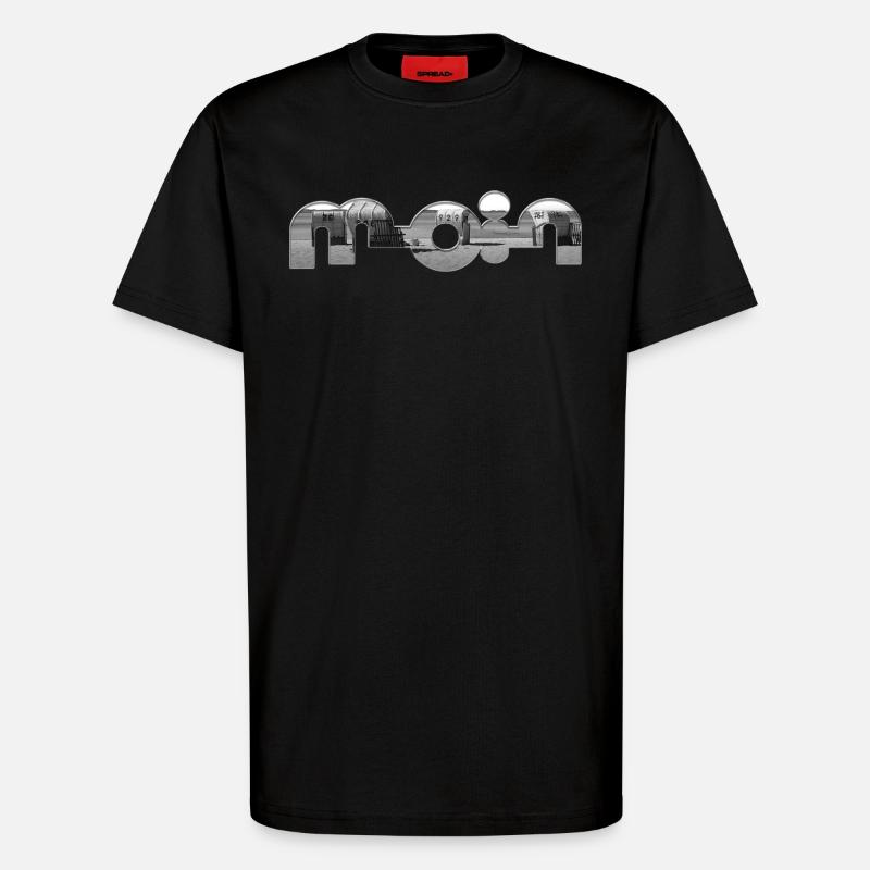 Hello - T-Shirt - made by SPREAD - SOLID BLACK