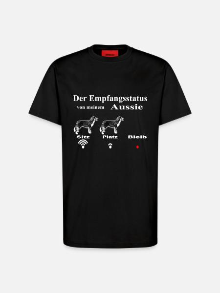 WLAN Aussie1 - T-Shirt - made by SPREAD - SOLID BLACK