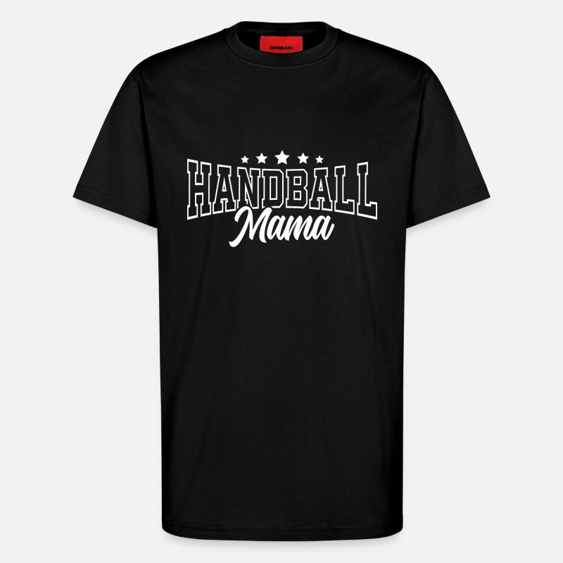 Handball Mama - T-Shirt - made by SPREAD - SOLID BLACK