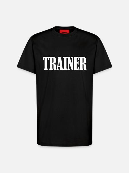 Trainer - T-Shirt - made by SPREAD - SOLID BLACK