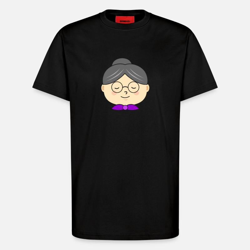 Oma Großmutter - T-Shirt - made by SPREAD - SOLID BLACK