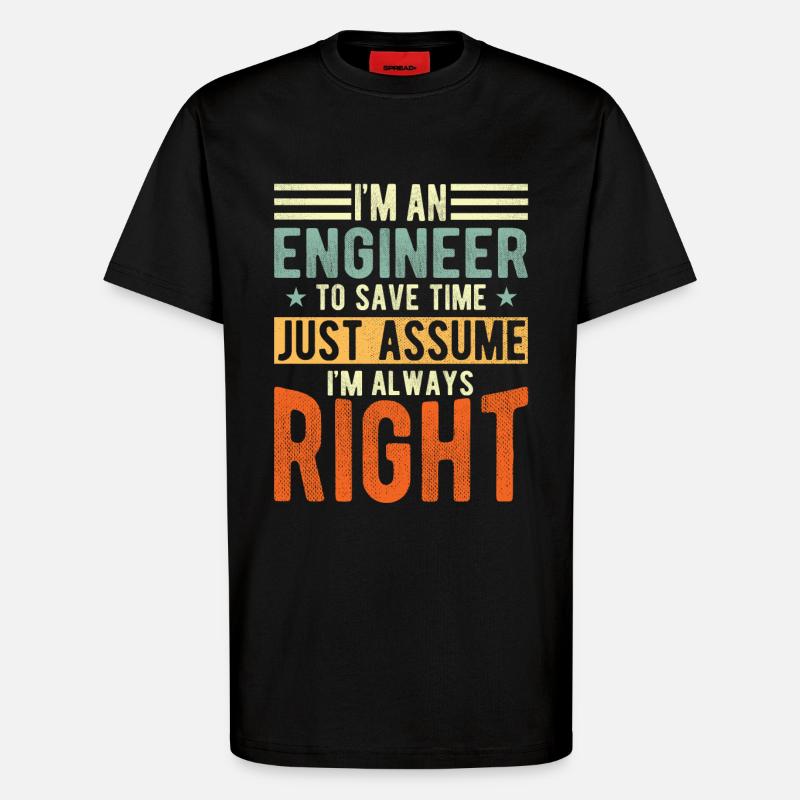Technician - T-Shirt - made by SPREAD - SOLID BLACK