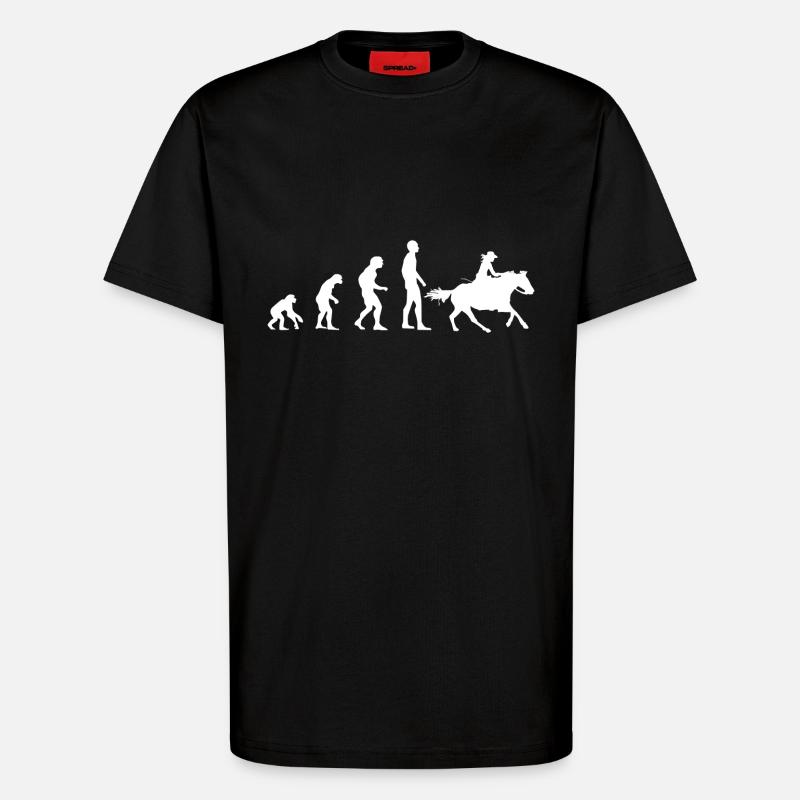 Evolution Western - T-shirt bio décontracté fabriqué en UE - SOLID BLACK