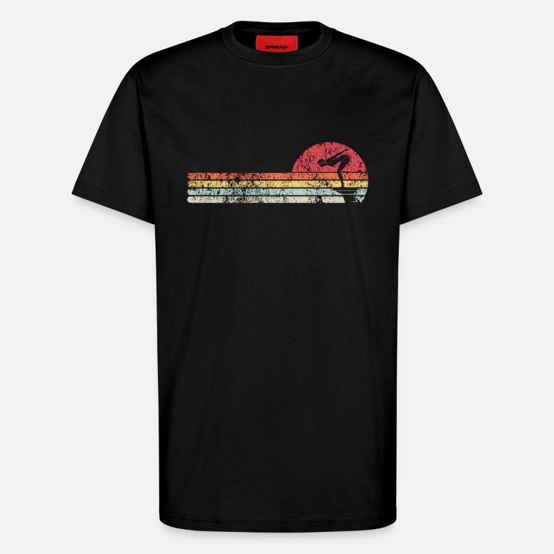 Nageur cadeau - T-shirt bio décontracté fabriqué en UE - SOLID BLACK