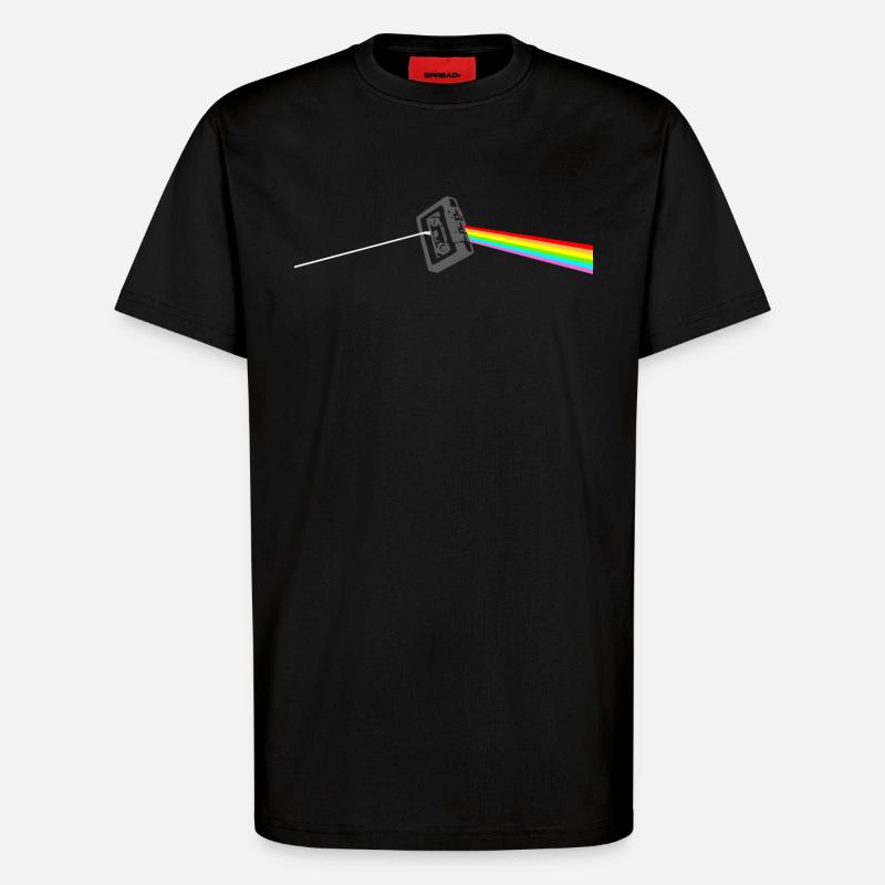 Kassette - T-Shirt - made by SPREAD - SOLID BLACK