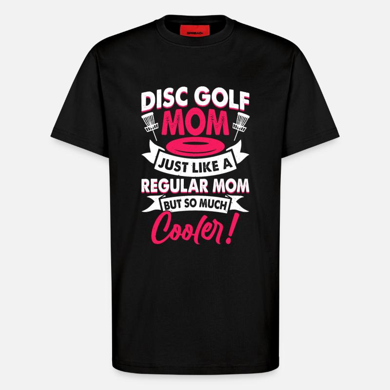 Discgolf Disc Golf - T-shirt bio décontracté fabriqué en UE - SOLID BLACK