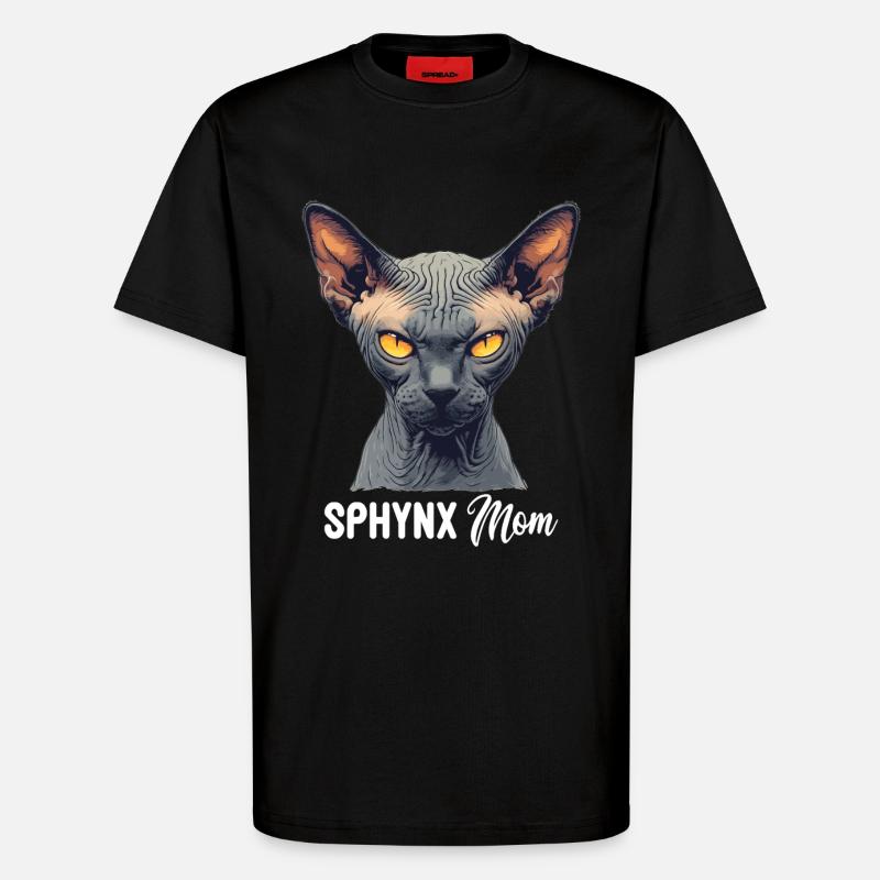 Sphynx Kitten Sphynx Cat - T-Shirt - made by SPREAD - SOLID BLACK