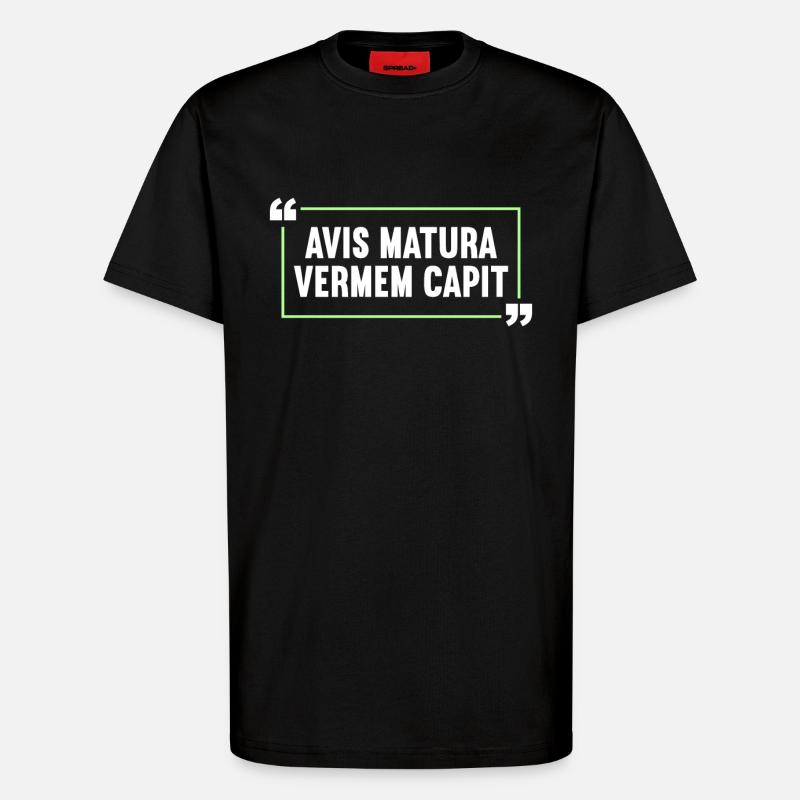 Lateinisch Lustiger Latein Spruch - T-Shirt - made by SPREAD - SOLID BLACK