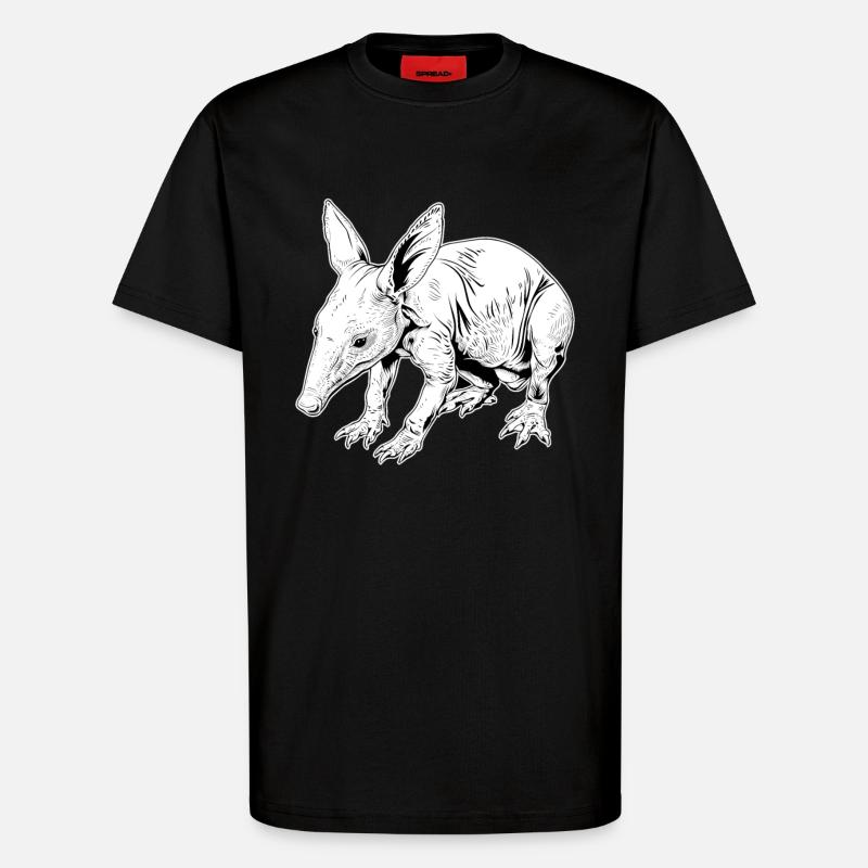 Erdferkeln Erdferkel - T-Shirt - made by SPREAD - SOLID BLACK