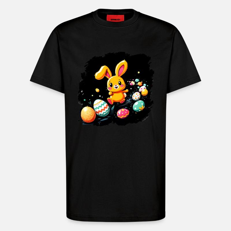 Osterhase - T-Shirt - made by SPREAD - SOLID BLACK