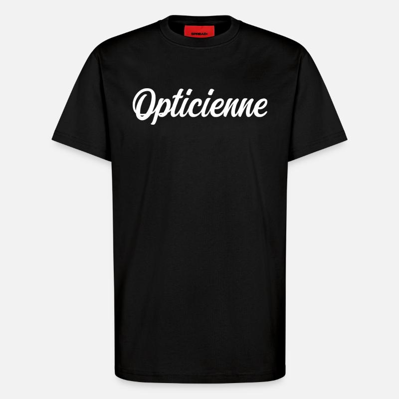 Optiker - T-Shirt - made by SPREAD - SOLID BLACK