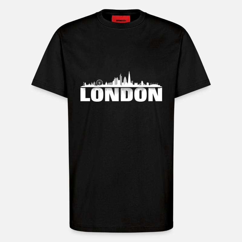 london02light - T-shirt bio décontracté fabriqué en UE - SOLID BLACK