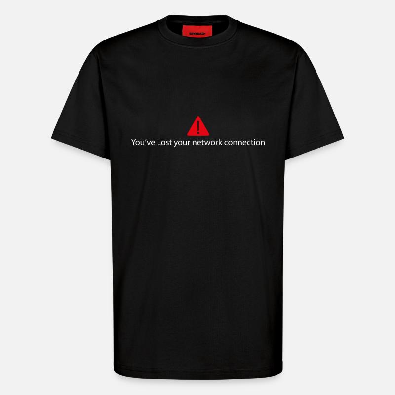 Network Connection 2 - T-Shirt - made by SPREAD - SOLID BLACK