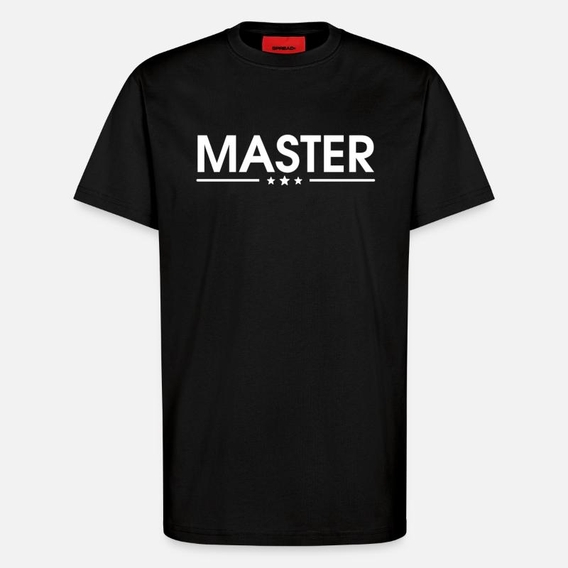 Master, Bachelor, Abschluss, - T-Shirt - made by SPREAD - SOLID BLACK