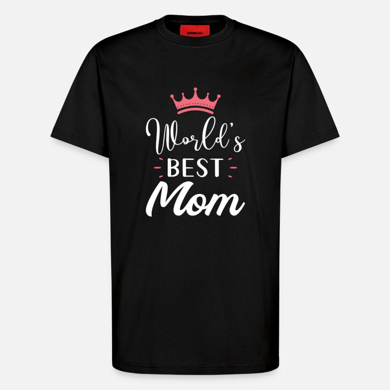 Weltbeste Mama - T-Shirt - made by SPREAD - SOLID BLACK