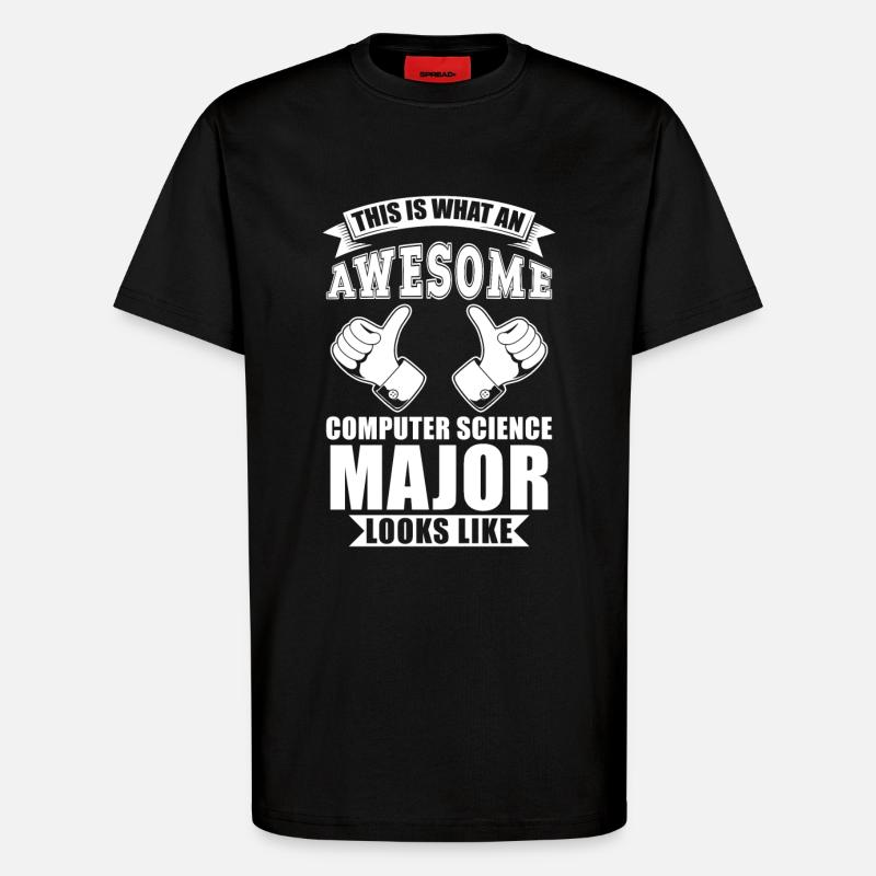 Computer Science Degree - T-Shirt - made by SPREAD - SOLID BLACK