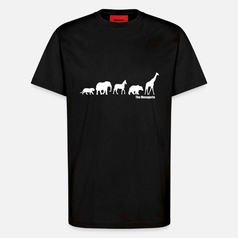 Karavane - T-Shirt - made by SPREAD - SOLID BLACK