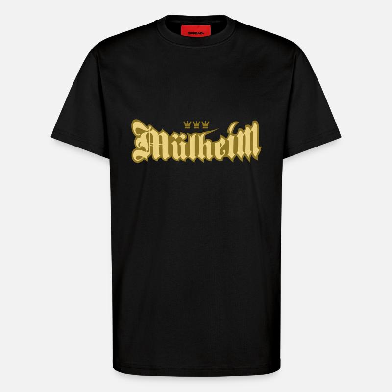 Köln-Mülheim 2 - T-Shirt - made by SPREAD - SOLID BLACK