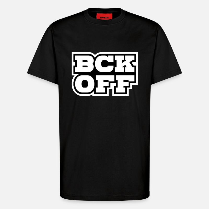 geh weg - T-Shirt - made by SPREAD - SOLID BLACK