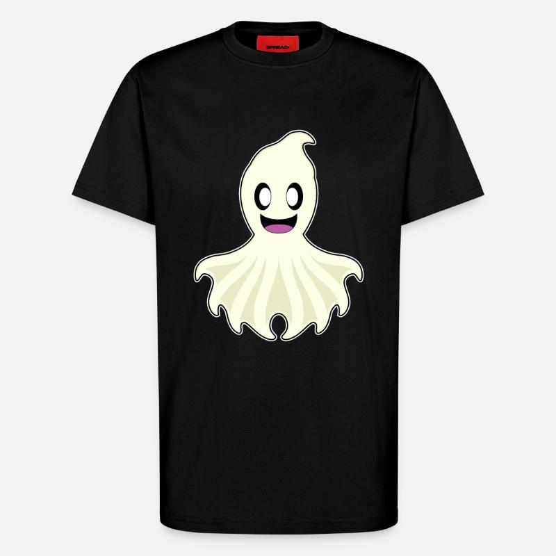 Krake Geist - T-Shirt - made by SPREAD - SOLID BLACK