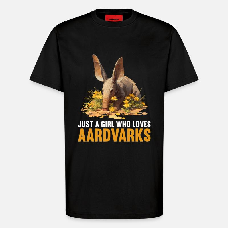 Erdferkeln Erdferkel - T-Shirt - made by SPREAD - SOLID BLACK