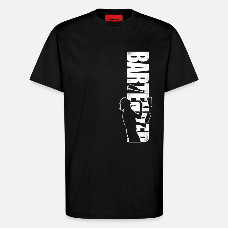 Bartender Mixologist Bartender - T-Shirt - made by SPREAD - SOLID BLACK