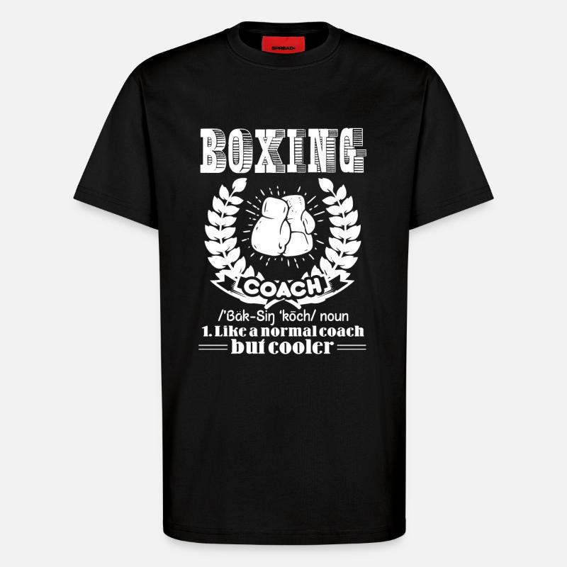 Boxing Coach Definition - T-Shirt - made by SPREAD - SOLID BLACK