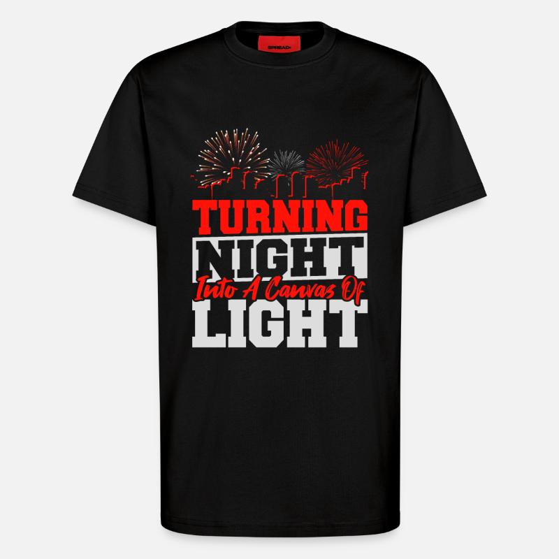 Pyrotechnicien Pétard Pyro Crew - T-shirt bio décontracté fabriqué en UE - SOLID BLACK