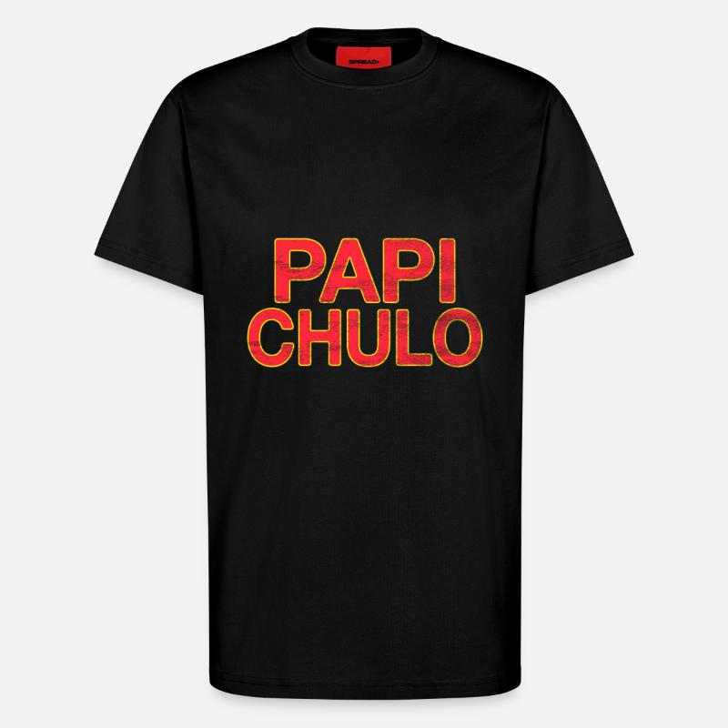 Papi Chulo - T-shirt bio décontracté fabriqué en UE - SOLID BLACK