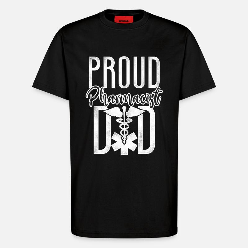 Pharmacy Tech Technician - T-Shirt - made by SPREAD - SOLID BLACK