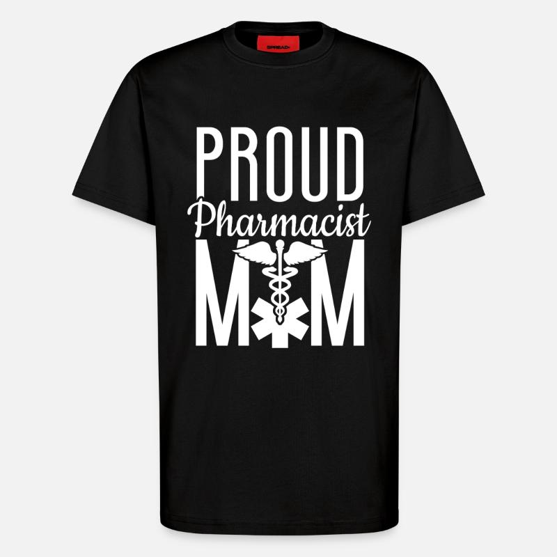 Pharmacy Tech Technician - T-Shirt - made by SPREAD - SOLID BLACK