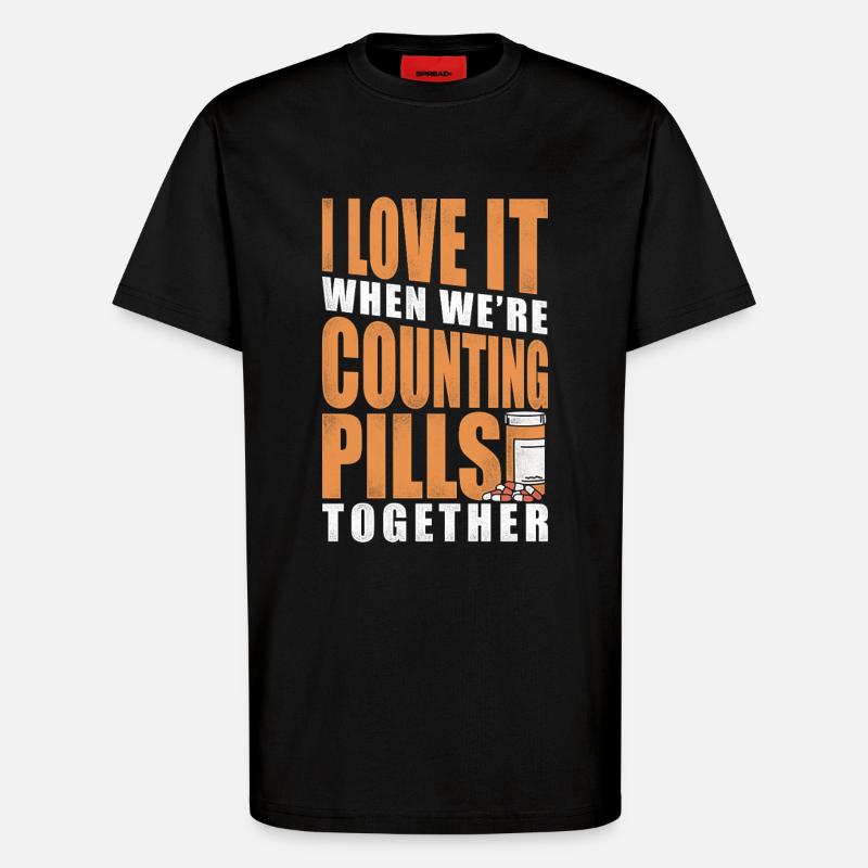 Pharmacy Tech Technician - T-Shirt - made by SPREAD - SOLID BLACK