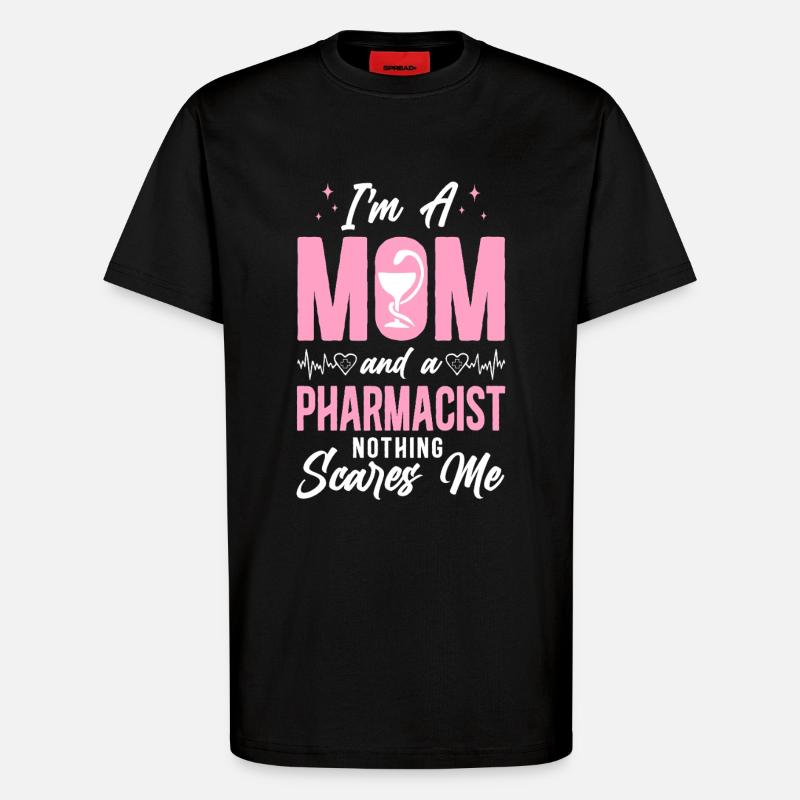 Pharmacy Tech Technician - T-Shirt - made by SPREAD - SOLID BLACK