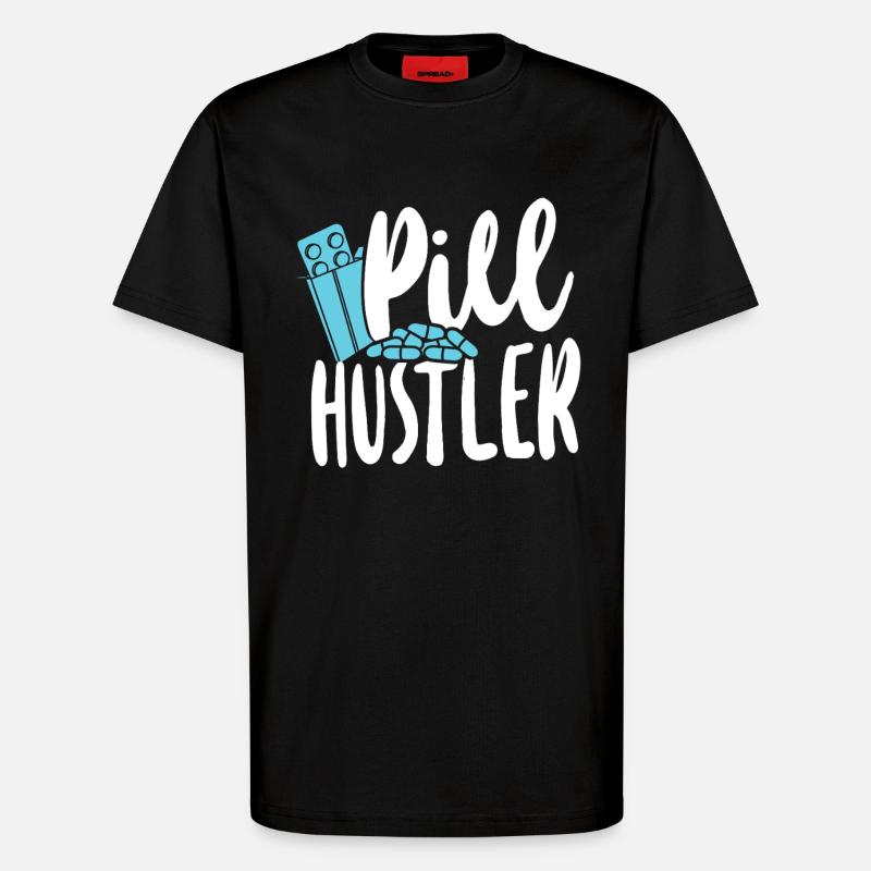 Pharmacy Tech Technician - T-Shirt - made by SPREAD - SOLID BLACK