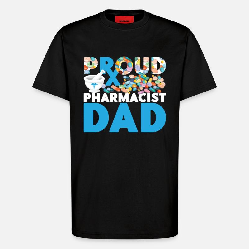 Pharmacy Tech Technician - T-Shirt - made by SPREAD - SOLID BLACK