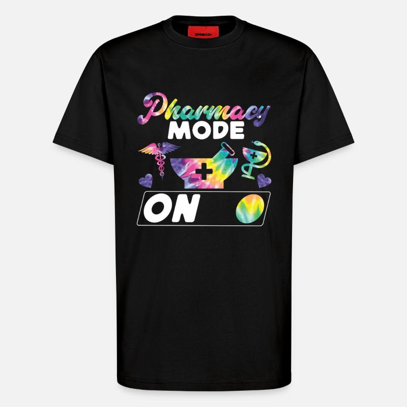 Pharmacy Tech Technician - T-Shirt - made by SPREAD - SOLID BLACK